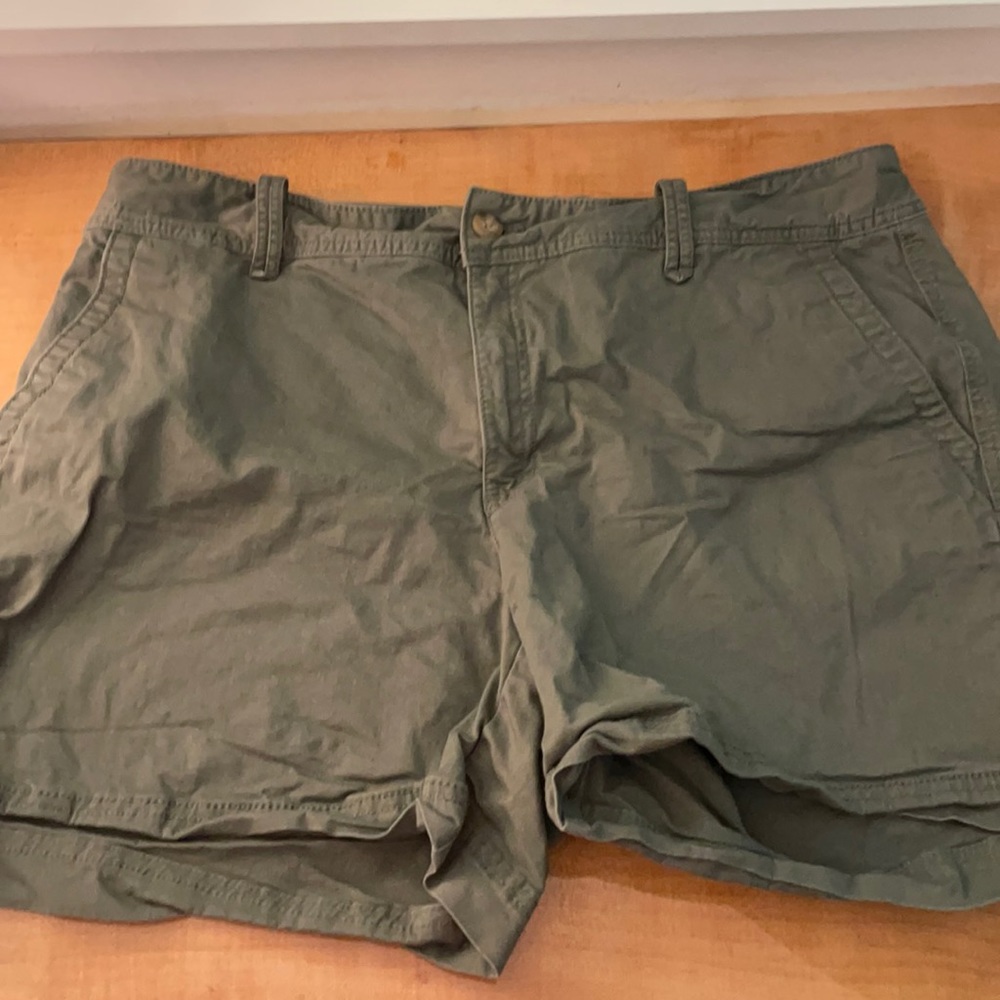Size 16 Green Eddie Bauer Shorts